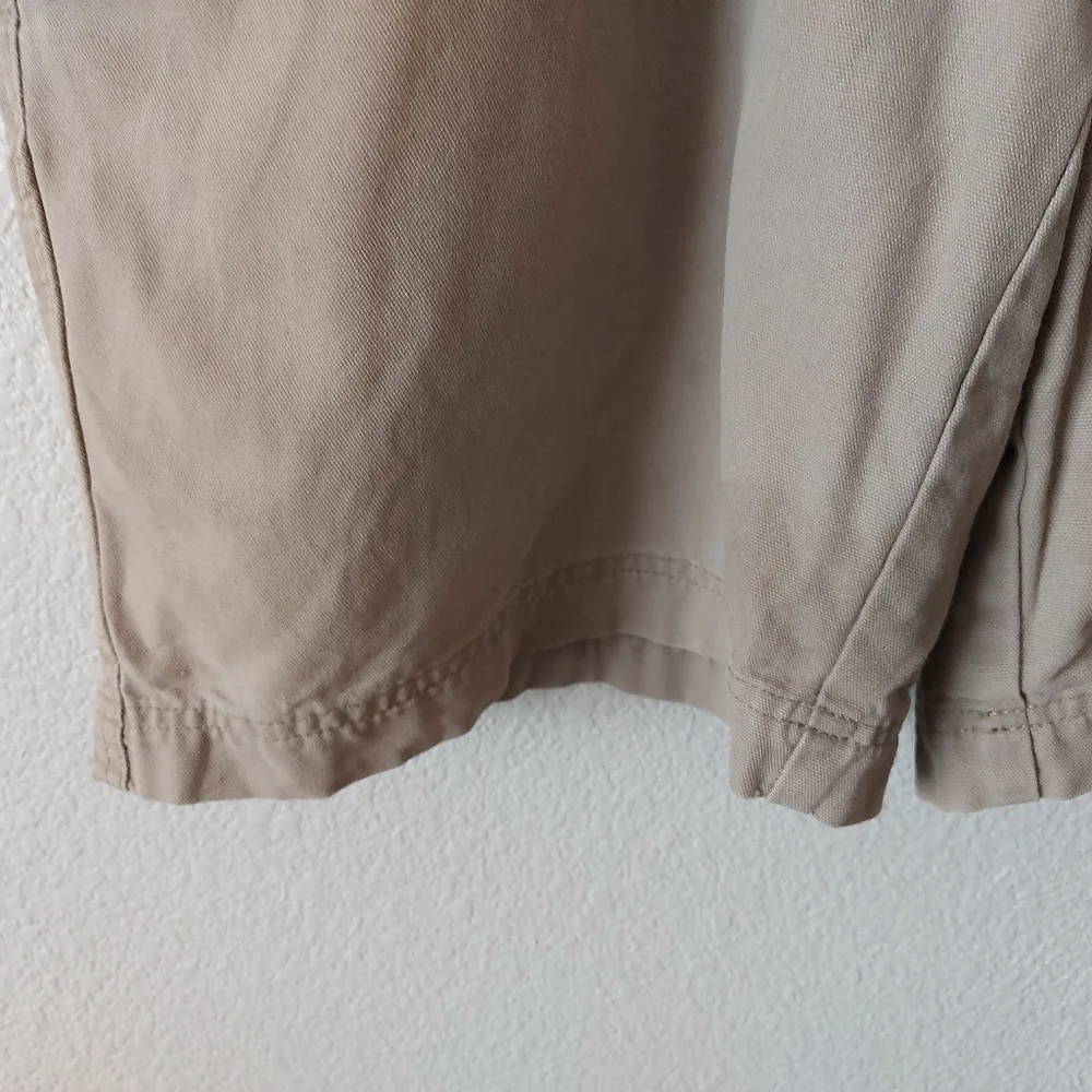 *Columbia Sportswear Men's Khaki Tan Flat Front Outdoor Walking Shorts Size 38